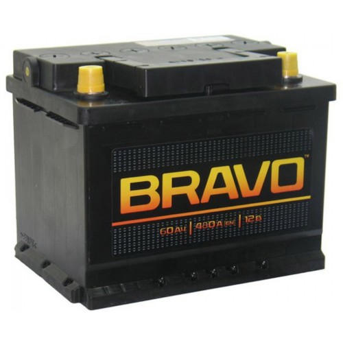 BRAVO 6СТ-60  Евро 60Ah/480 обратная ( -  + ) 245x177x190