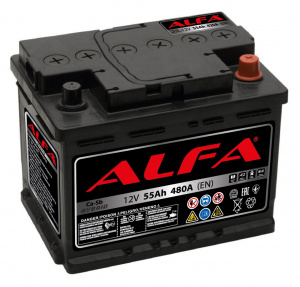 ALFA Hybrid 55Ah/480 (- +) 242x175x190