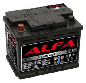 ALFA Hybrid 55Ah/480 (+ -) 242x175x190