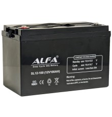 ALFA Тяговый 100Ah L+