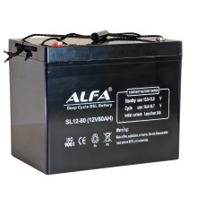 ALFA Тяговый 80Ah L+