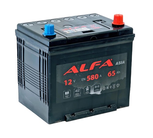 ALFA ASIA  65Ah 580A Обратная (R+)