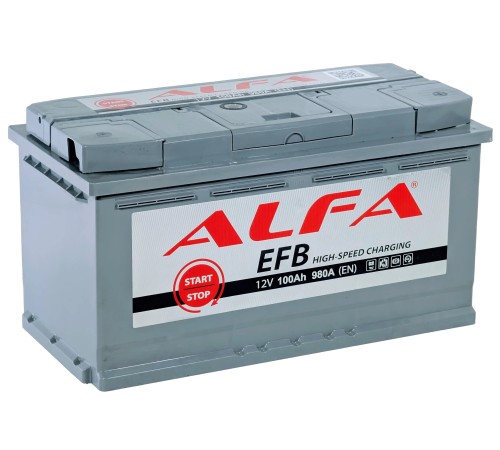 ALFA EFB  100Ah 980A Обратная (R+)