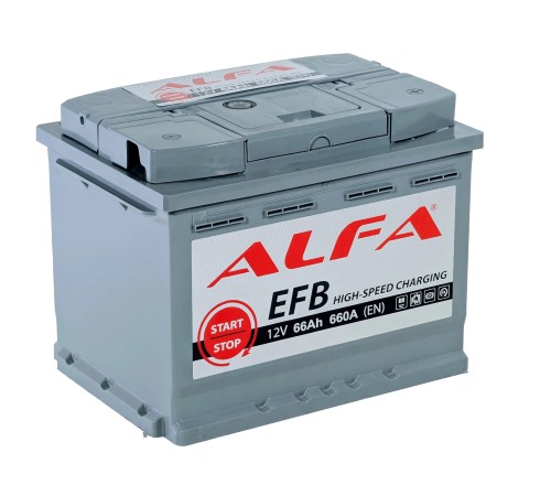 ALFA EFB  66Ah 660A Обратная (R+)