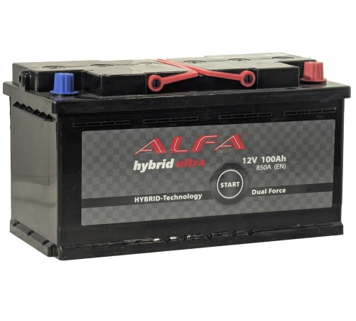 ALFA HYBRID  100Ah 850A Обратная (R+)