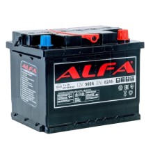 ALFA HYBRID  62Ah 560A Обратная (R+)