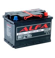 ALFA HYBRID  70Ah 720A Обратная (R+)