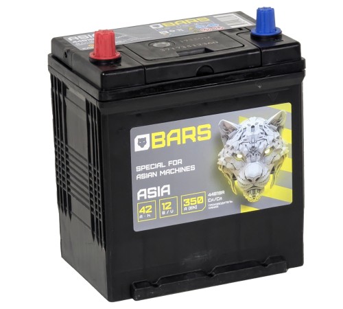 Bars ASIA  42Ah 350A Прямая (L+)