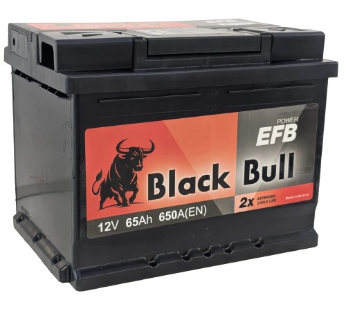 BLACK BULL EFB  65Ah 650A Обратная (R+)