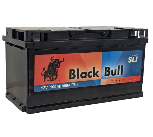 BLACK BULL SLI  100Ah 900A Обратная (R+)