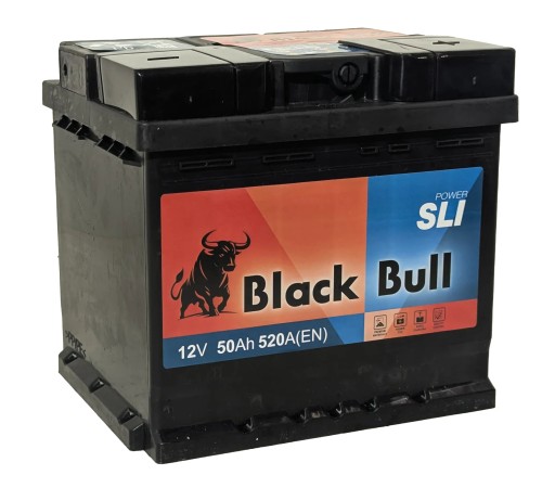 BLACK BULL SLI  50Ah 520A Обратная (R+)