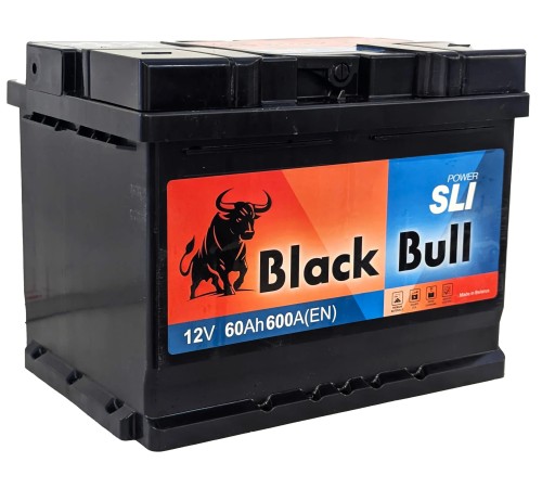 BLACK BULL SLI  60Ah 600A Обратная (R+)