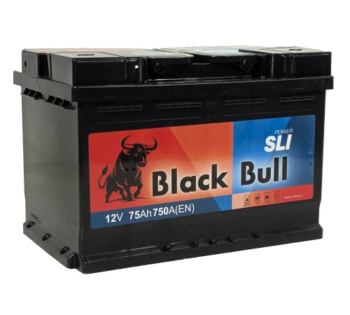 BLACK BULL SLI  75Ah 750A Обратная (R+)