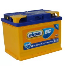 AKOM 6CT-65VL 65Ah 600A R+