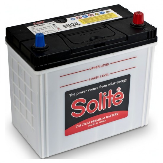 Аккумулятор Solite 65B24LS 50 АhAh/470 R+ 236x128x200