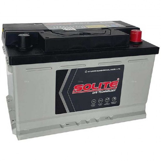 Аккумулятор Solite EFB T110 R 90Ah/880 L+ 301x175x200