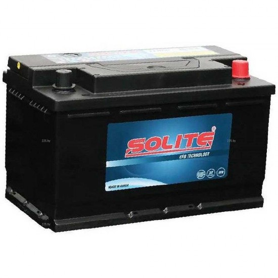 Аккумулятор Solite EFB 80 80Ah/740 R+ 315x175x190