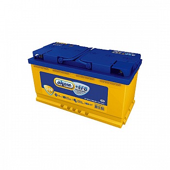 Аккумулятор АКОМ 6СТ-100 Евро+EFB 100Ah/950 Обратная R+ 353x175x190