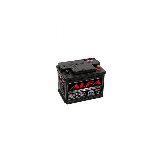 Аккумулятор ALFA 6СТ-55 55Ah/480 Обратная R+ 242x175x190