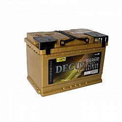 Аккумулятор DECUS 6СТ-77 GOLD 77Ah/850 Обратная R+ 278x175x190
