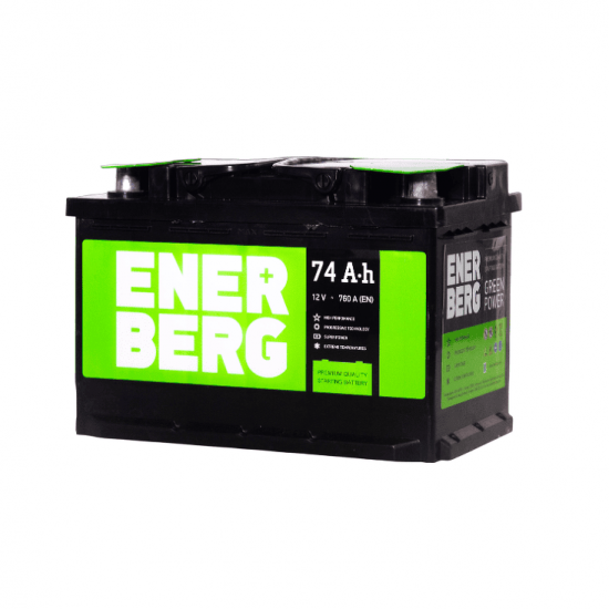 Аккумулятор ENERBERG 6СТ-74 VLR 74Ah/760 Обратная R+ 278x175x190