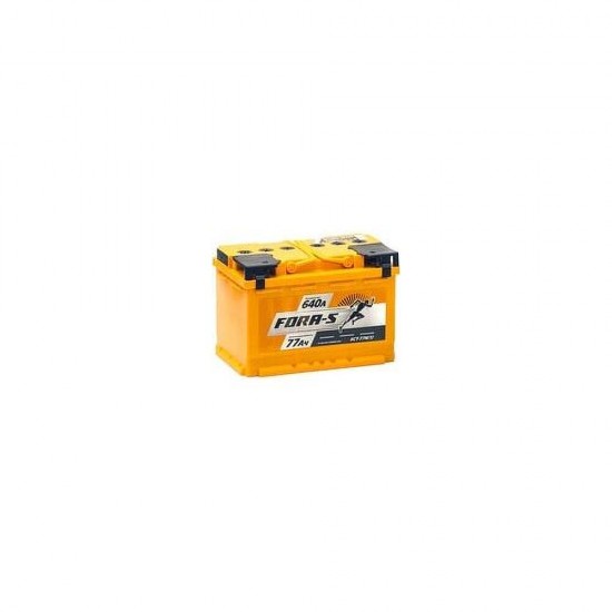 Аккумулятор FORA-S 6СТ-77 Euro 77Ah/640 Обратная R+ 278x175x190