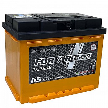 Аккумулятор FORVARD 6СТ-65 EFB PREMIUM 65Ah/620 Обратная R+ 242x175x190