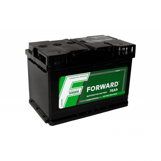 Аккумулятор FORWARD 6СТ-75 GREEN 75Ah/750 Обратная R+ 278x175x190
