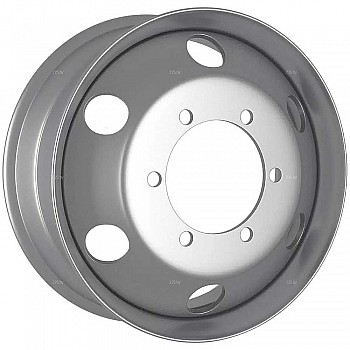 Колесный диск Asterro 67746 6,75x17,5 6x205 D161 ET122 внутр. вент. Серебристый грузовой