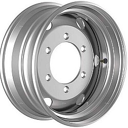 Колесный диск Jantsa 675100 6,75x17,5 6x205 D161 ET145 креп.конус внутр. вент. Серебристый грузовой