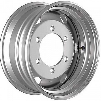Колесный диск Jantsa 675100 6,75x17,5 6x205 D161 ET145 креп.конус внутр. вент. Серебристый грузовой