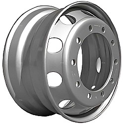 Колесный диск TITAN 11,75x22,5 10x335 D281 ET0 Серебристый грузовой