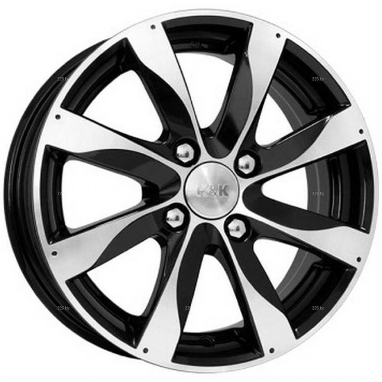Диск K&K Хант Алмаз Черный 6 х 15 PCD 4/100.0 ET40 DIA60,1