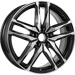 Диск iFree Бомбей Чёрный глянцевый 6,5 х 18 PCD 5/114,3 ET35 DIA67,1