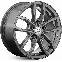 Диск K&K Фрост Серый тёмный глянцевый 6,5 х 15 PCD 5/114,3 ET42 DIA67,1
