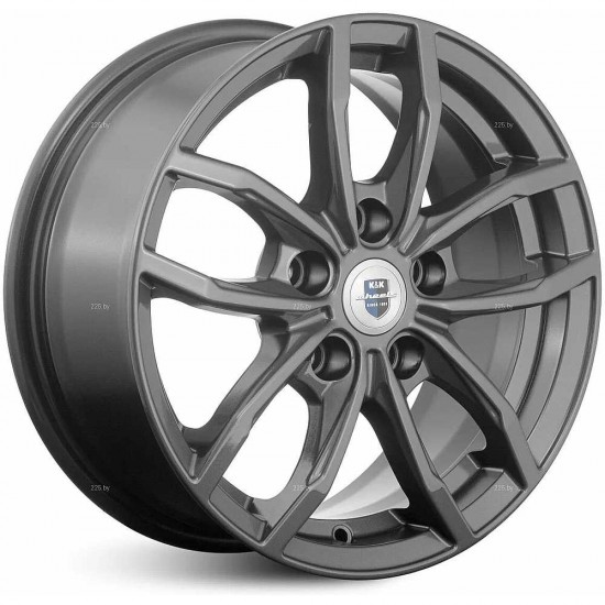Диск K&K Фрост Серый тёмный глянцевый 6,5 х 15 PCD 5/114,3 ET42 DIA67,1