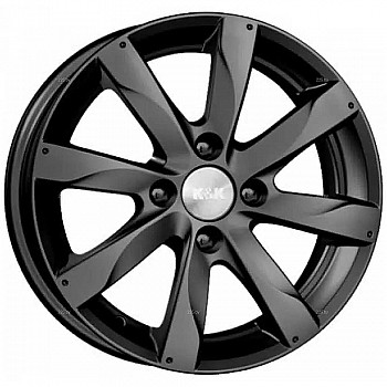 Диск K&K Джемини Серый тёмный глянцевый 6 х 15 PCD 4/100 ET38 DIA67,1