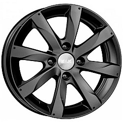 Диск K&K Джемини Серый тёмный глянцевый 6 х 15 PCD 4/100 ET48 DIA60,1