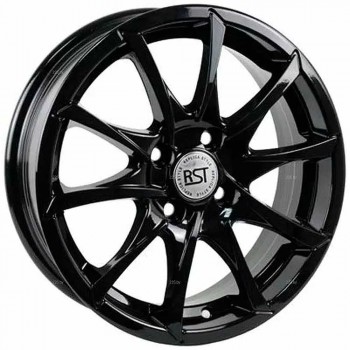 Диск RST R015 Чёрный с полированной лицевой частью 6 х 15 PCD 4/100 ET50 DIA60,1