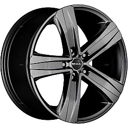 Диск MAK Stone 5 Чёрный глянцевый с полированной лицевой частью 7,5 х 18 PCD 5/130 ET53 DIA71,6