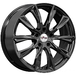 Диск iFree Кazaнтип Чёрный глянцевый с полированной лицевой частью 7,5 х 18 PCD 5/112 ET35 DIA66,6