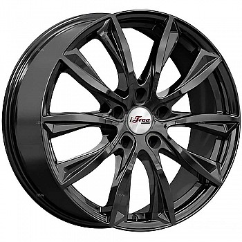 Диск iFree Кazaнтип Чёрный глянцевый с полированной лицевой частью 7,5 х 18 PCD 5/112 ET35 DIA66,6