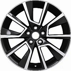 Диск KHOMEN KHW1802 (CX-5 Seltos) Полностью черный полированный PCD 7 х 18/5 ET114,3 DIA50