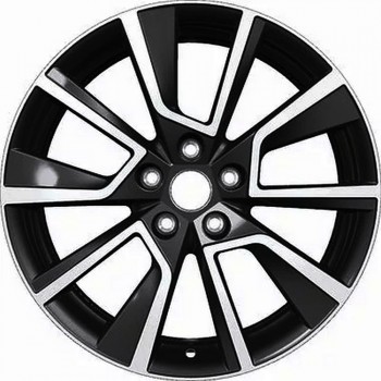 Диск KHOMEN KHW1802 (Sportage) Полностью черный полированный 7 х 18 PCD 5/114,3 ET48.5 DIA67,1