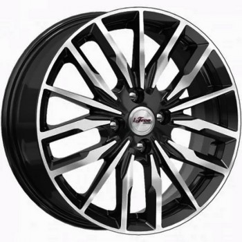 Диск iFree Миконос (КС946) Черный с проточкой до металла 6 х 16 PCD 4/98 ET33 DIA58,5