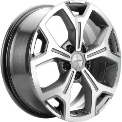 Диск KHOMEN KHW1710 (Chery Tiggo 7pro) Серый 6,5 х 17 PCD 5/108 ET33 DIA60,1