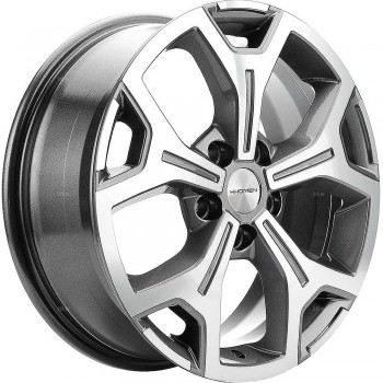 Диск KHOMEN KHW1710 (Chery Tiggo 7pro) Серый 6,5 х 17 PCD 5/108 ET33 DIA60,1