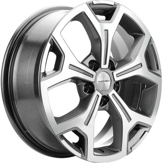 Диск KHOMEN KHW1710 (Chery Tiggo 7pro) Серый 6,5 х 17 PCD 5/108 ET33 DIA60,1