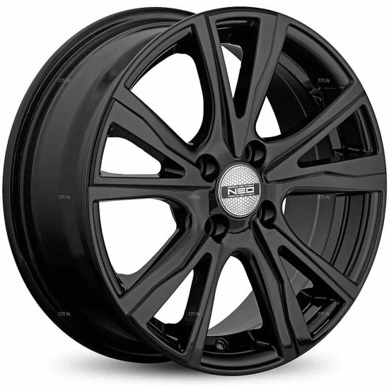 Диск NEO 509 Чёрный с полированной лицевой частью 6 х 15 PCD 4/100 ET45 DIA54,1