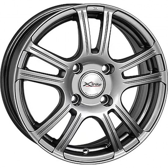 Диск X-trike X-105М Темно-серебристый 6 х 15 PCD 4/100 ET45 DIA67,1